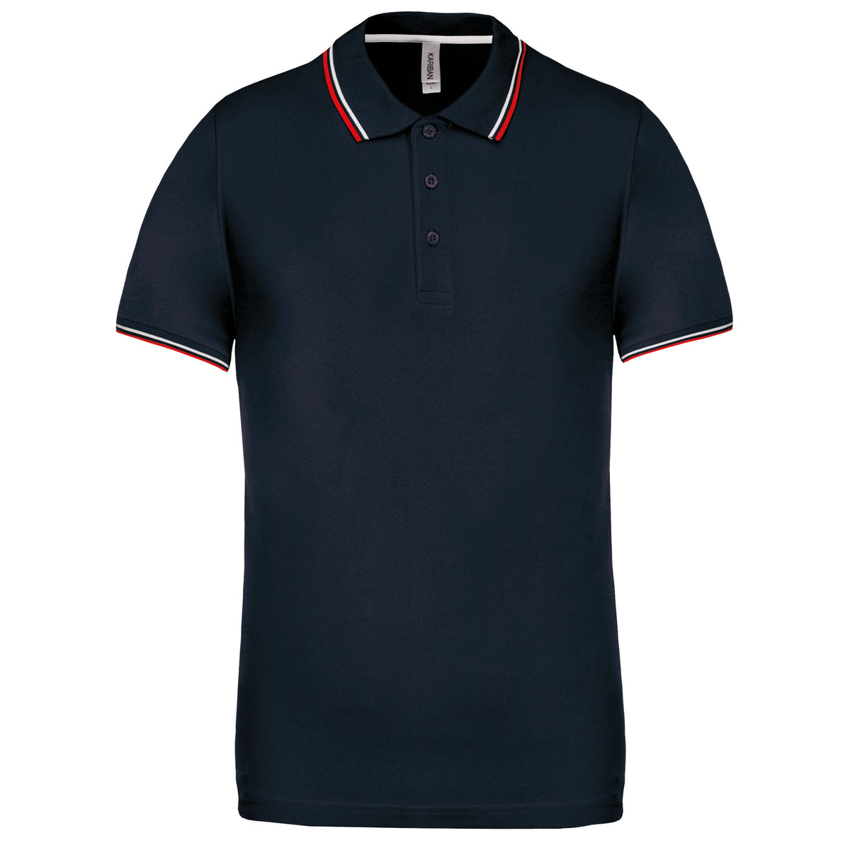 Men's Short Sleeve Piqué Polo with contrasting trim