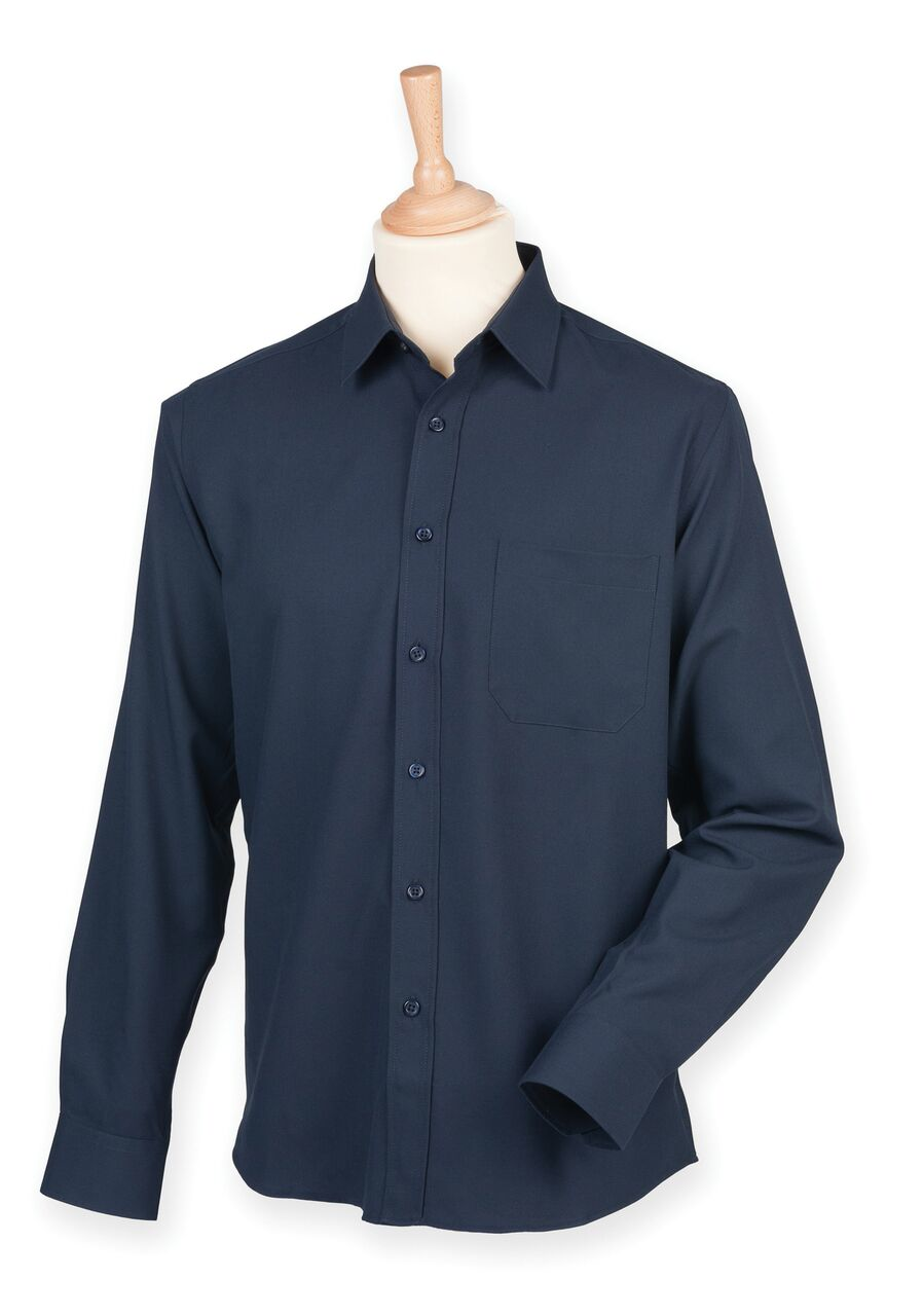 Long Sleeve Stretch Dress Shirt - Marina Yacht Wear