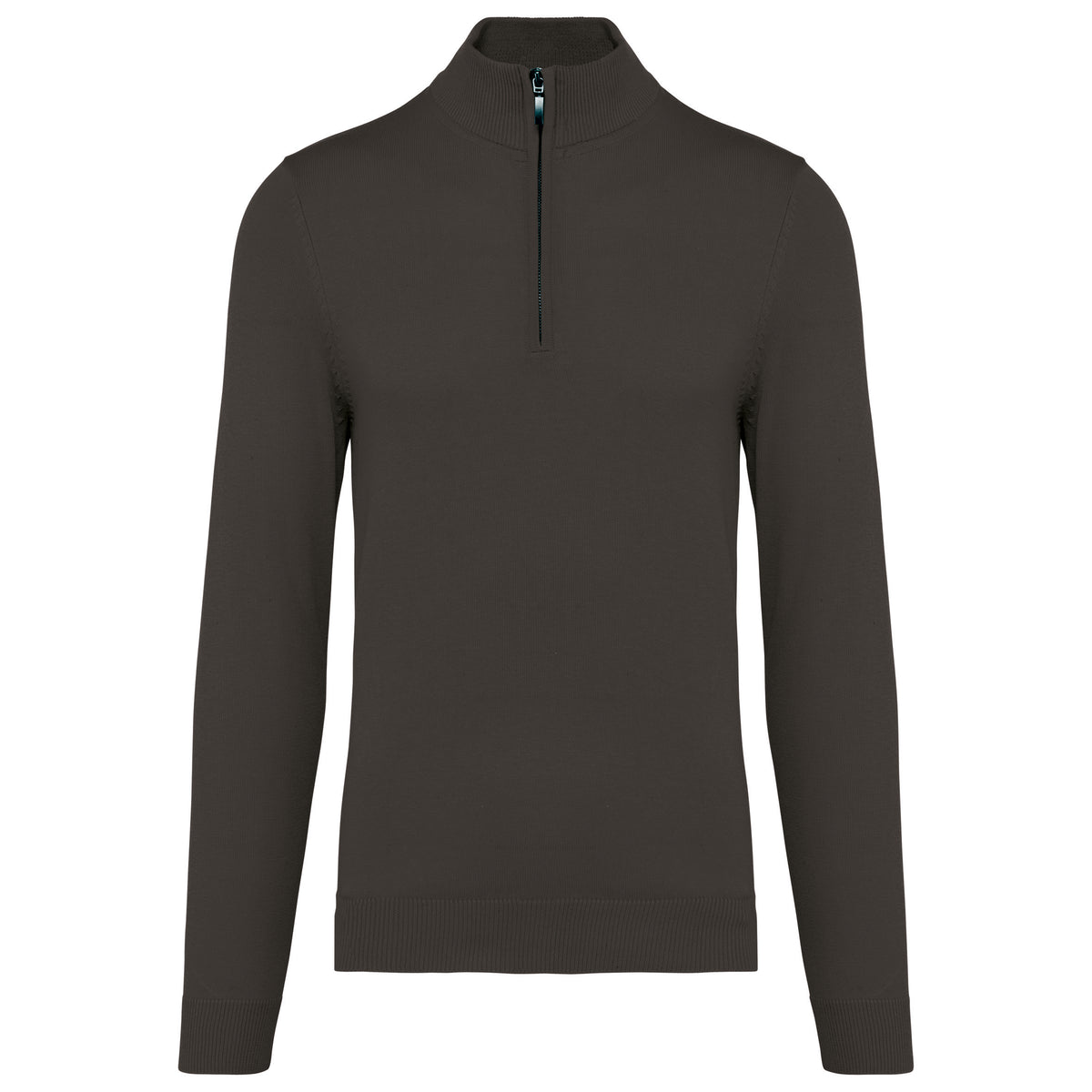 Men’s ¼ Zipped Cardigan Dark Grey