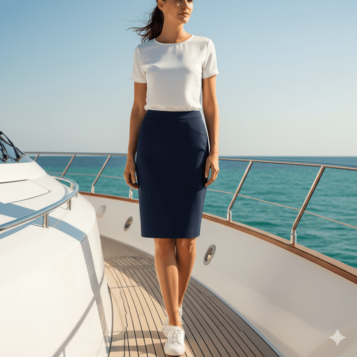 A - Line Skirt Chloe - Marina Yacht Wear
