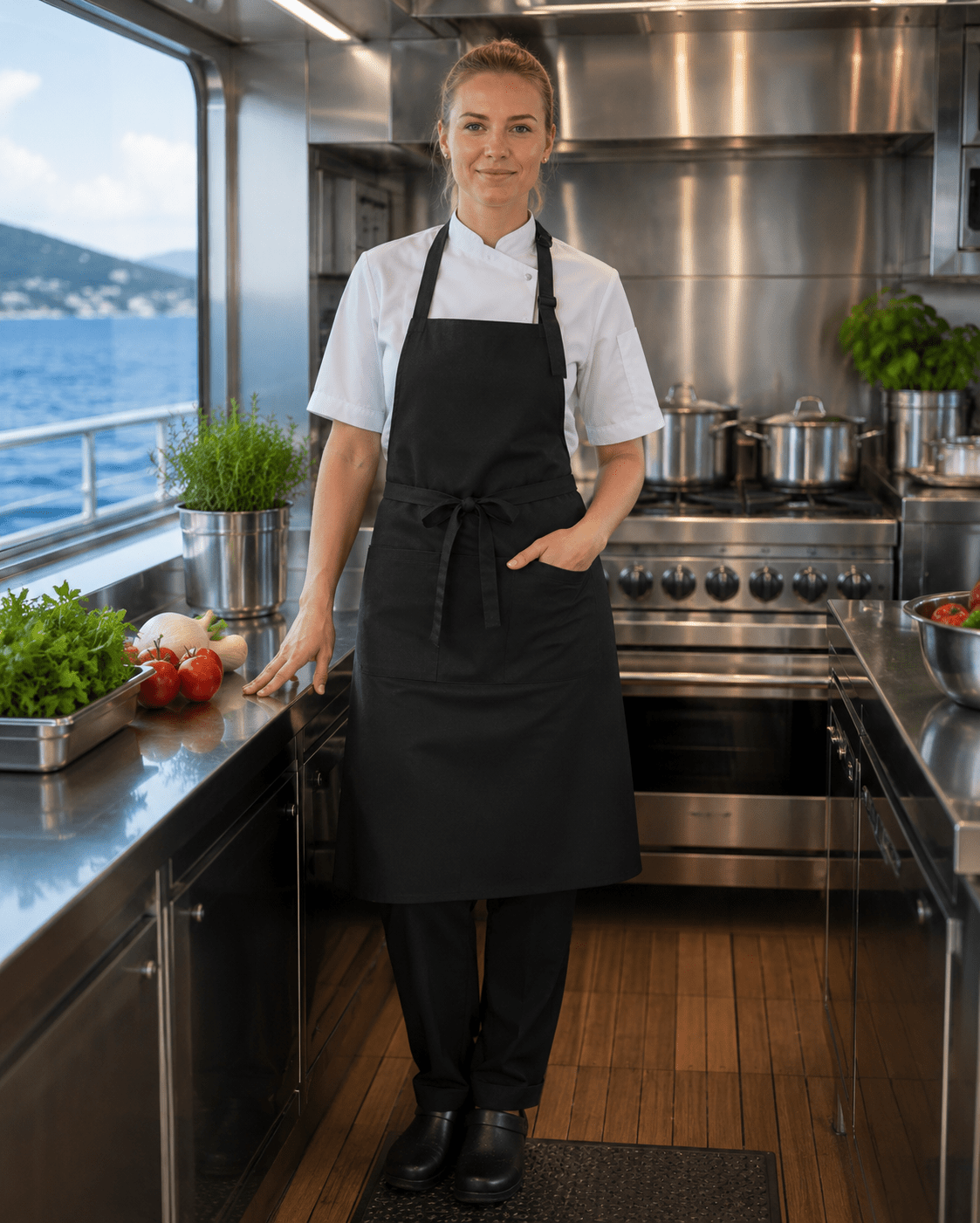Apron with Pocket - Marina Yacht Wear
