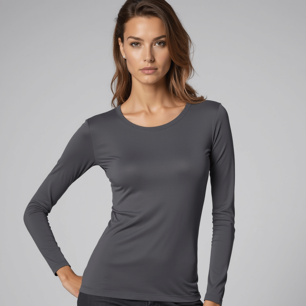 B&C Ladies Long Sleeve Cotton T-shirt - Marina Yacht Wear