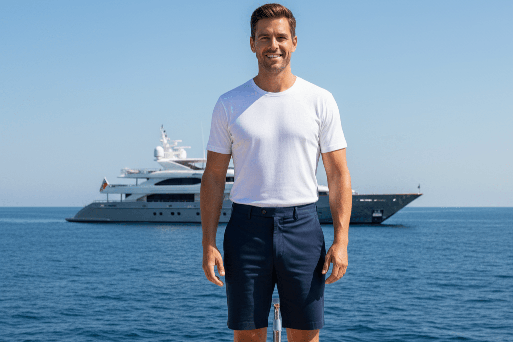 B&C Men's Cotton T-shirt - Marina Yacht Wear