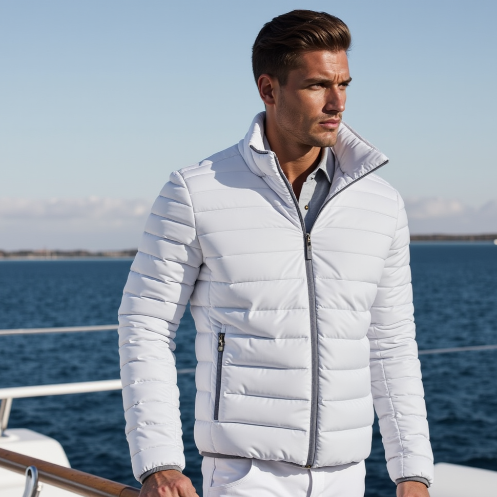 Men's Long Sleeve Puffer Vest