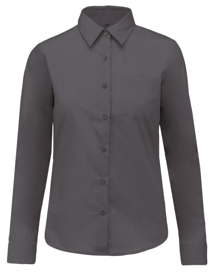 Ladies Long Sleeve Stretch Dress Shirt - Marina Yacht Wear