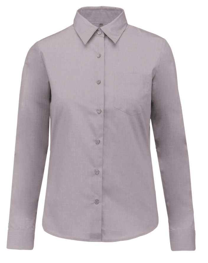 Ladies Long Sleeve Stretch Dress Shirt - Marina Yacht Wear