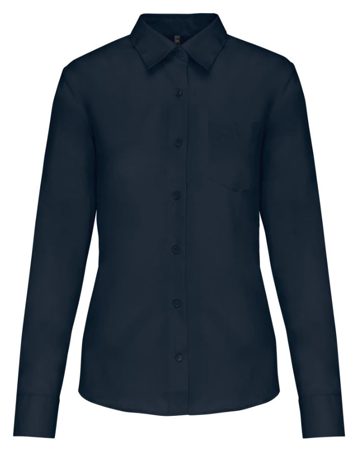 Ladies Long Sleeve Stretch Dress Shirt - Marina Yacht Wear