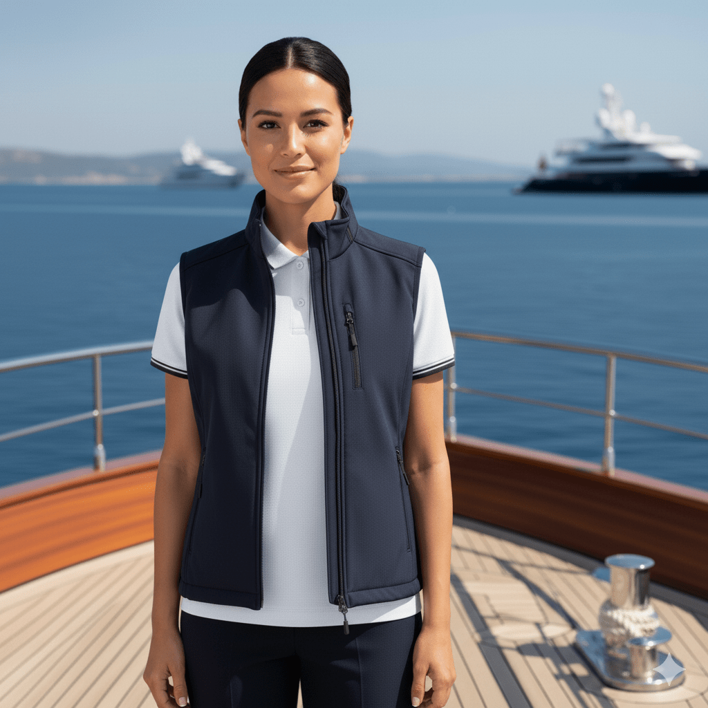Ladies No Sleeve Softshell Jacket Kariban - Marina Yacht Wear