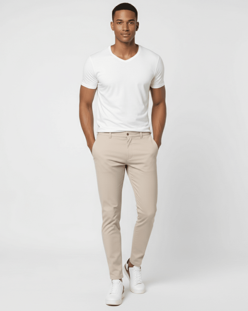 Men's Technical Pant Beige - Marina Yacht Wear