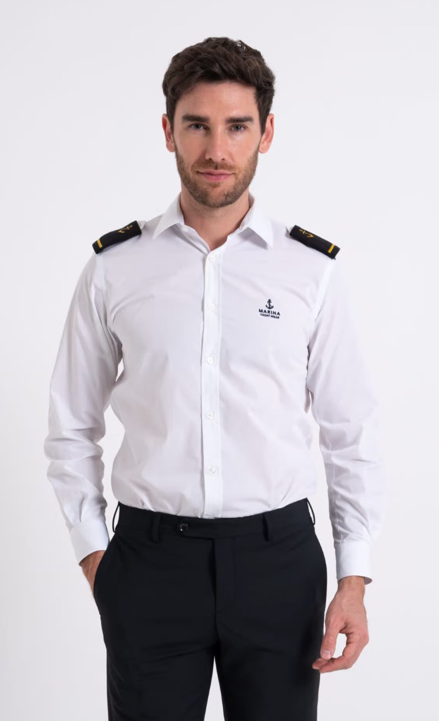 mens uniform dress shirts Marina Yacht Wear