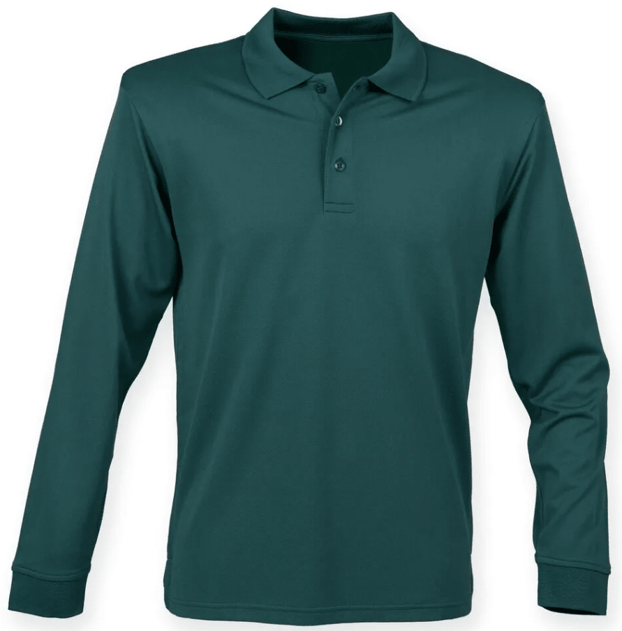 Men's Long Sleeve Technical Polo - Marina Yacht Wear