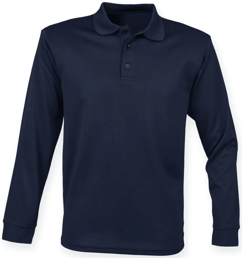 Men's Long Sleeve Technical Polo - Marina Yacht Wear