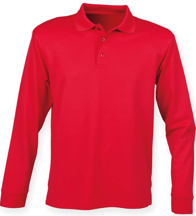 Men's Long Sleeve Technical Polo - Marina Yacht Wear