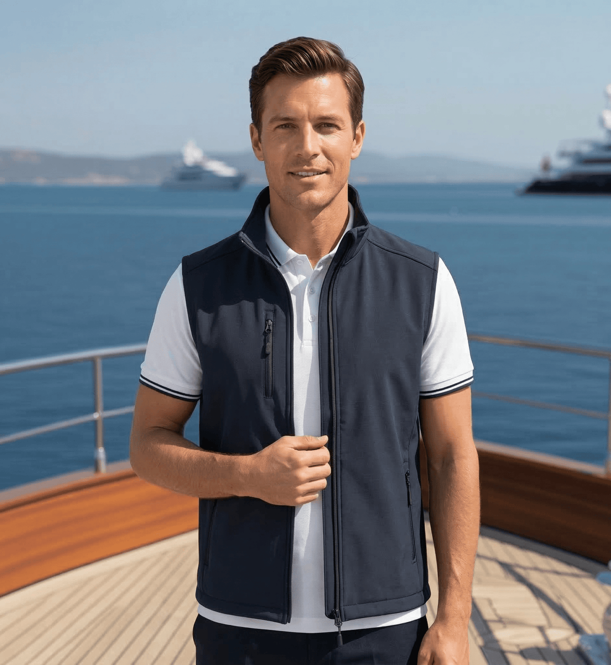 Men's No Sleeve Softshell Jacket Kariban - Marina Yacht Wear