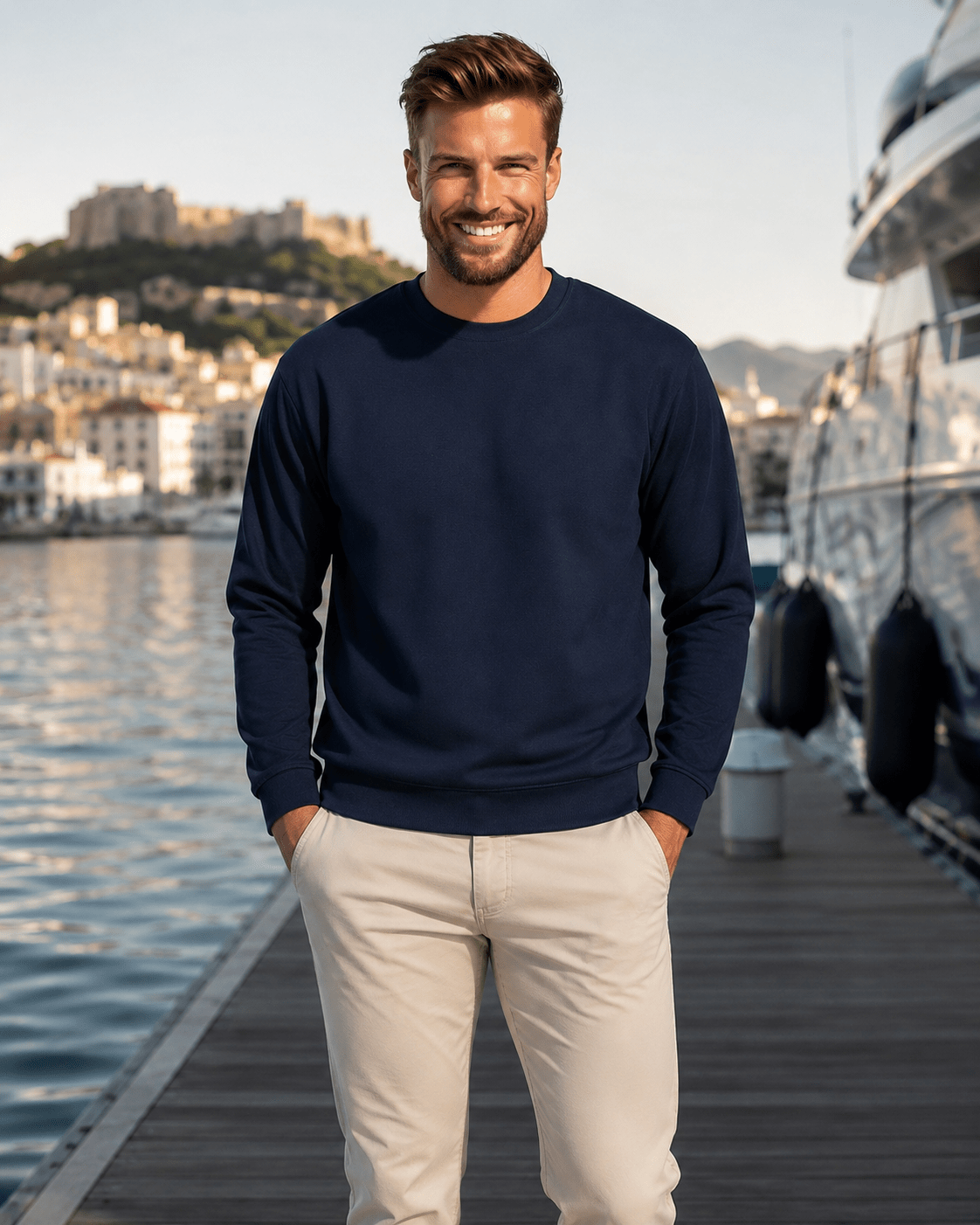 Men's Organic Sweat - Marina Yacht Wear