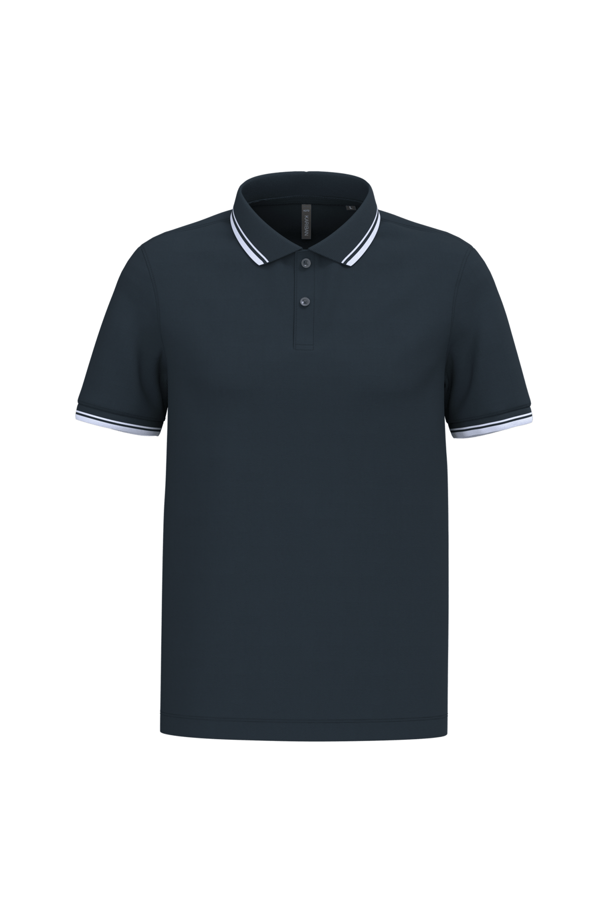 Men's polo with contrasting piping - Marina Yacht Wear