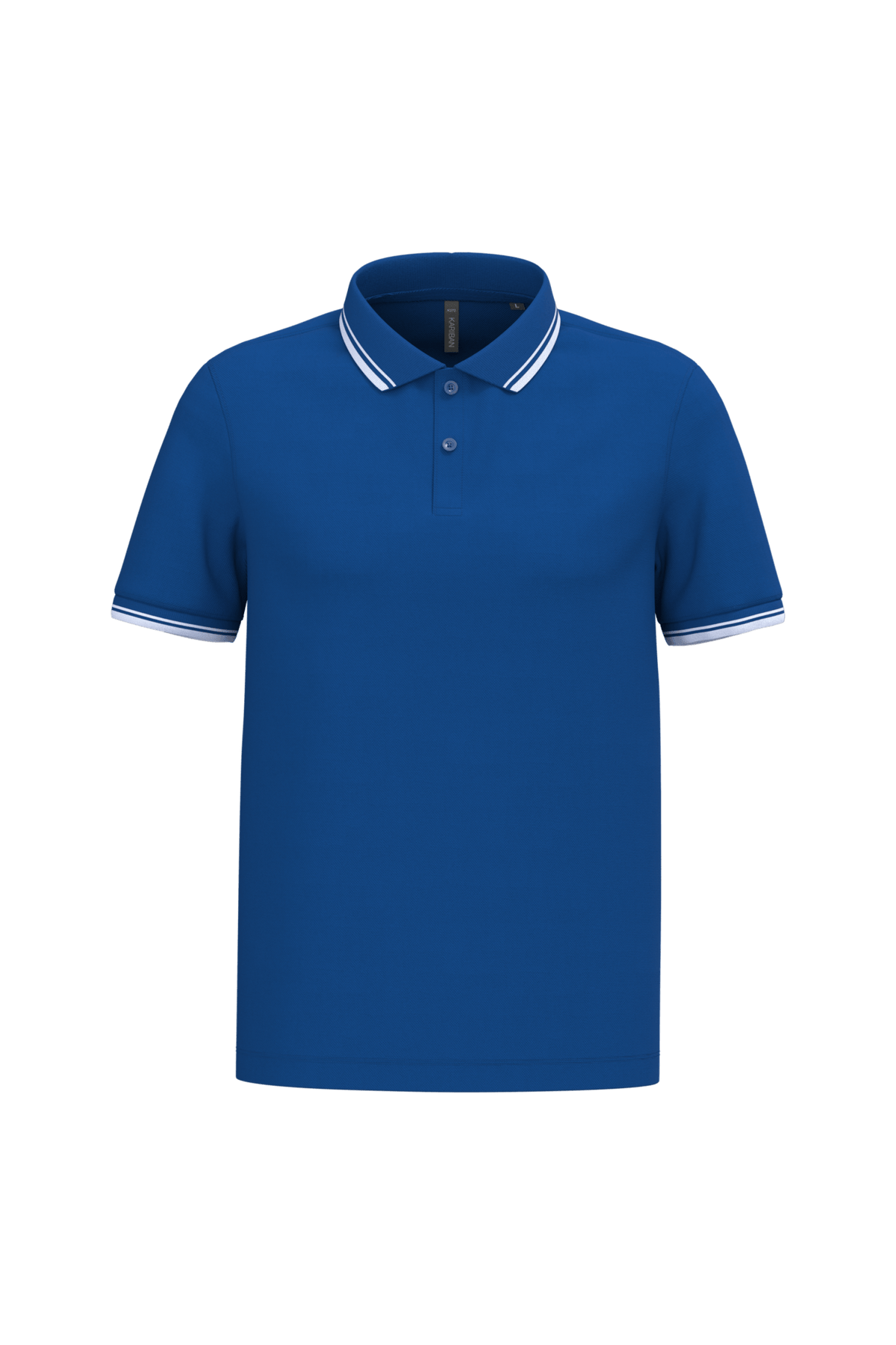 Men's polo with contrasting piping - Marina Yacht Wear