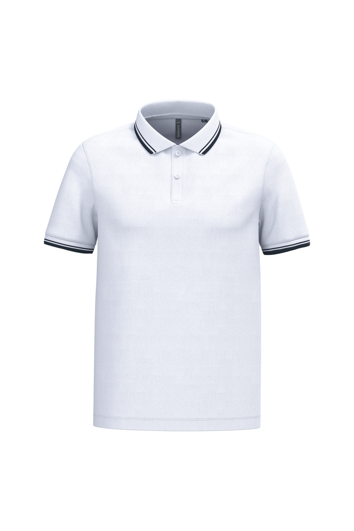 Men's polo with contrasting piping - Marina Yacht Wear