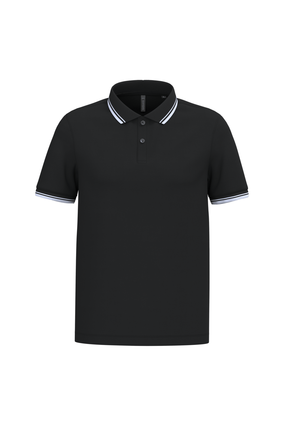 Men's polo with contrasting piping - Marina Yacht Wear
