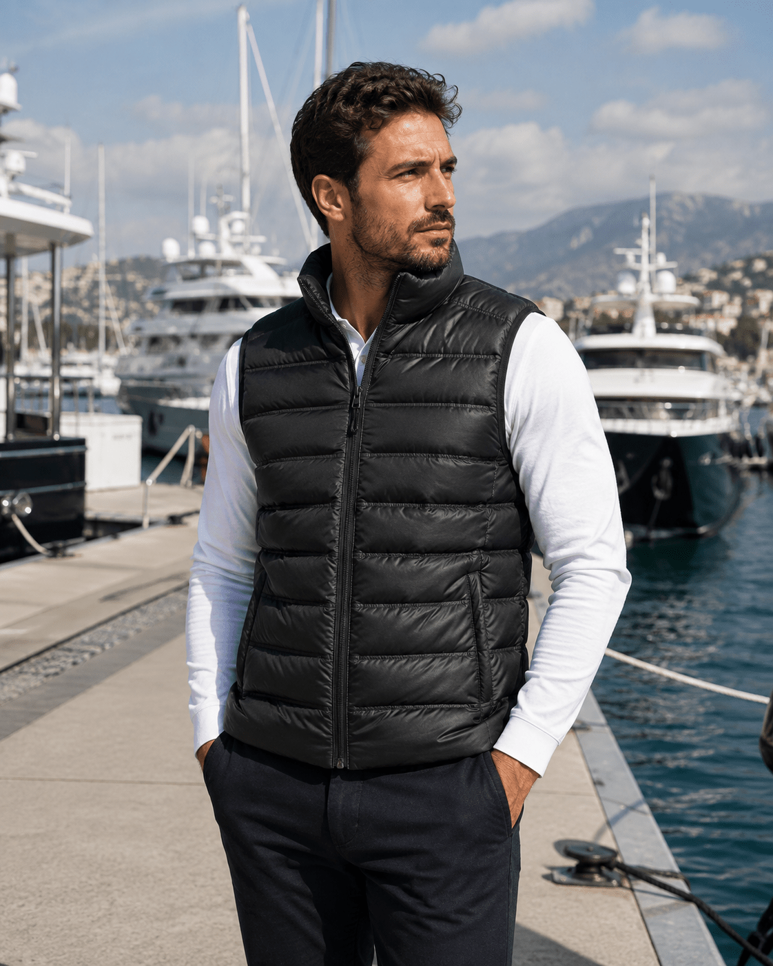 Men's puffer Vest - Marina Yacht Wear