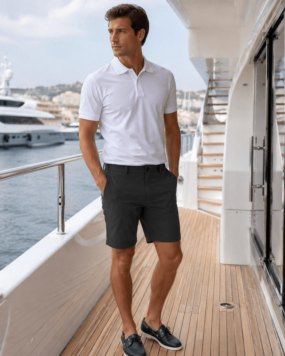 Men's Quick Dry Bermuda Proact - Marina Yacht Wear
