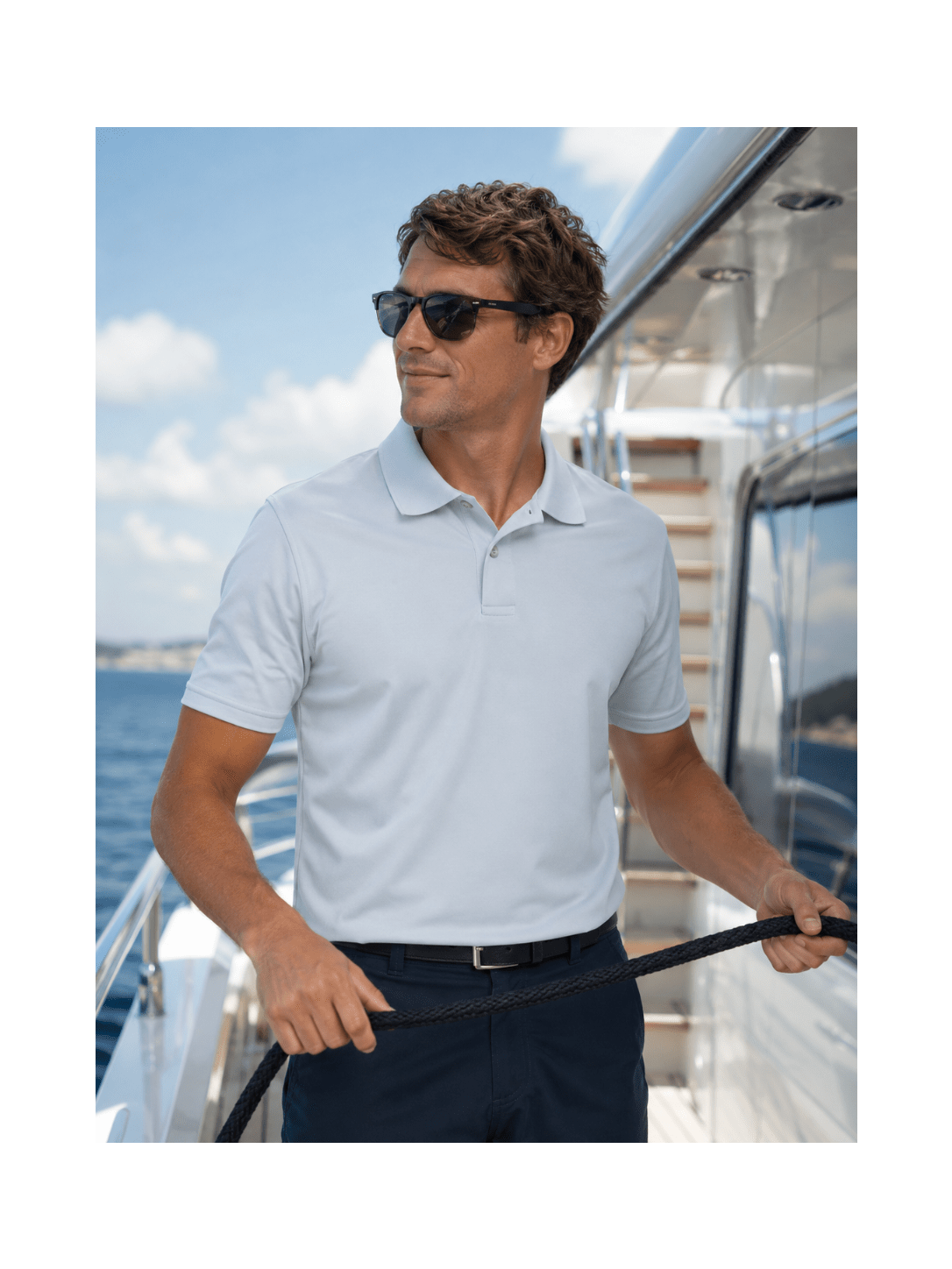 Men’s Quick Dry Polo HENBURY - Marina Yacht Wear