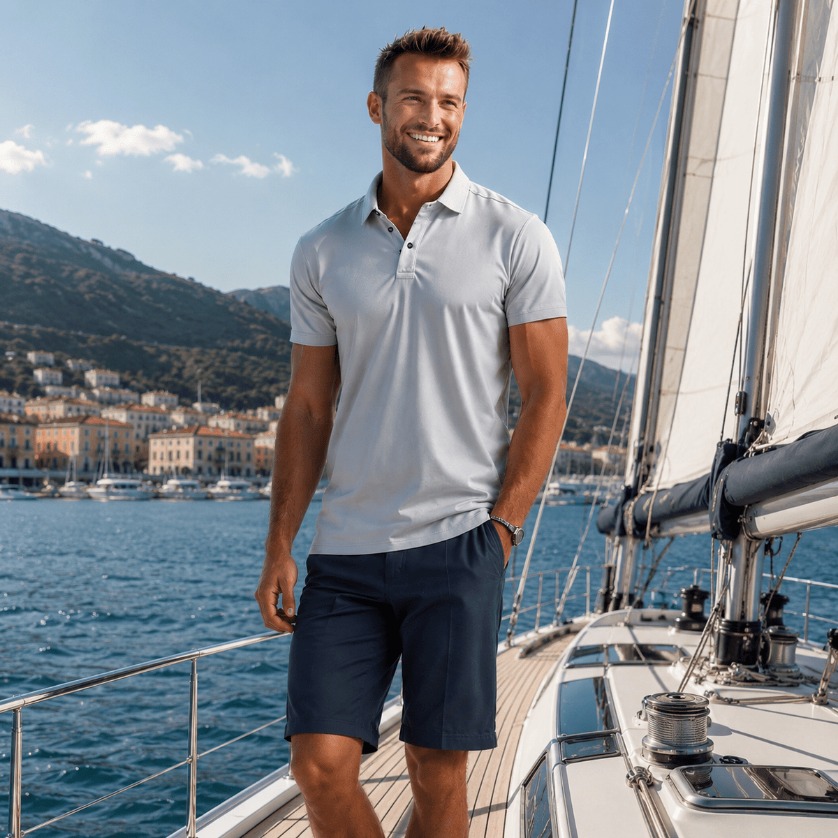 Men's Quick Dry Polo Tee Jays - Marina Yacht Wear