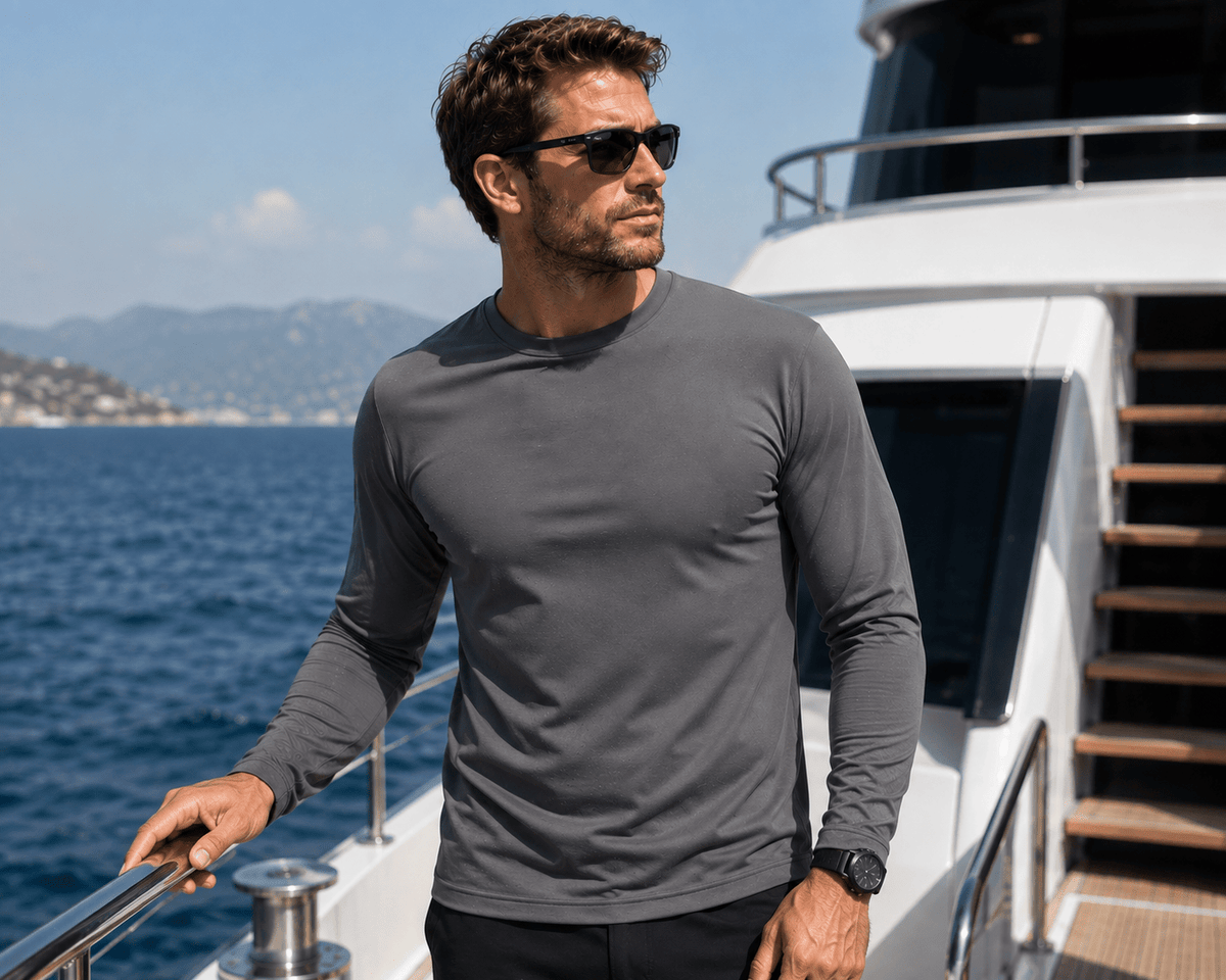 Men’s Technical Long sleeve T-shirt - Marina Yacht Wear