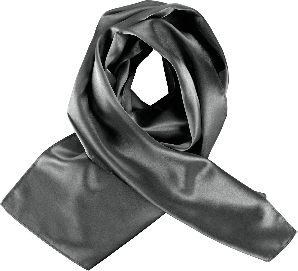 Satin Scarf Dark Grey - Marina Yacht Wear